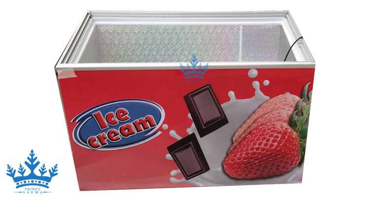 یخچال بستنی صندوقی کوچک
