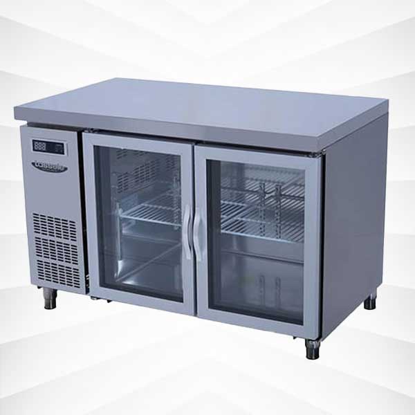 یخچال روی میز کار استیل 150 سانتی عرض 70 وین کول