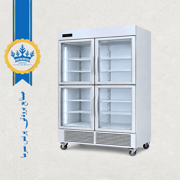 یخچال چهار درب ایستاده مدل یکطرفه یک و نیم متری